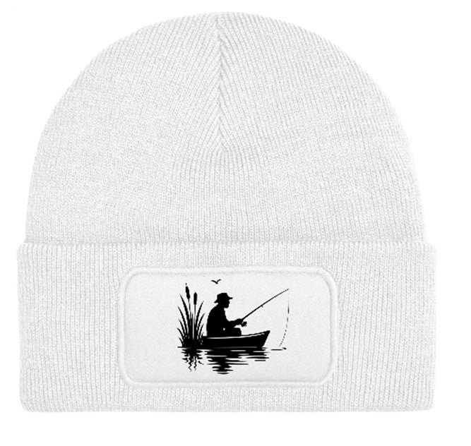 Fishing Hobby Beanie Knitted Winter Hat Unisex