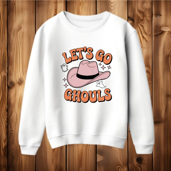 Lets go Ghouls (Girls) Halloween Shania Twain Country Womens Sweatshirt Jumper