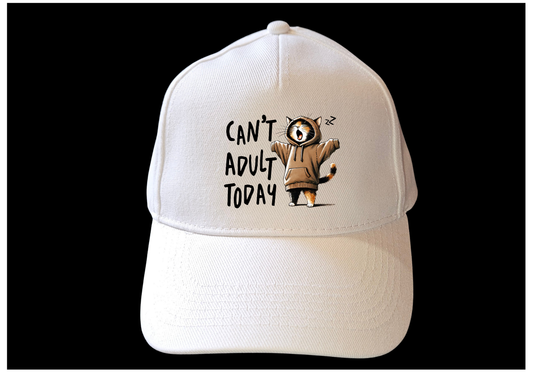 CAN'T ADULT TODAY BASEBALL CAP HAT - CAT