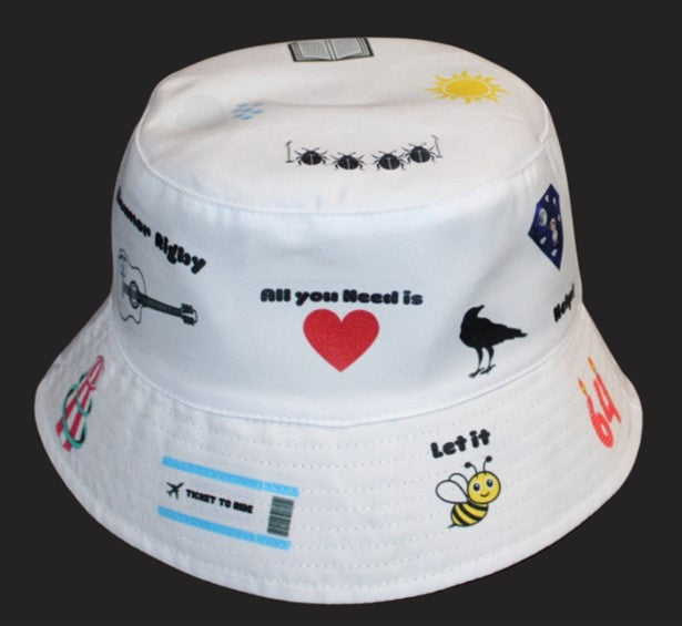 The Beatles inspired Unisex Reversible Bucket Hat
