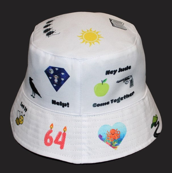 The Beatles inspired Unisex Reversible Bucket Hat