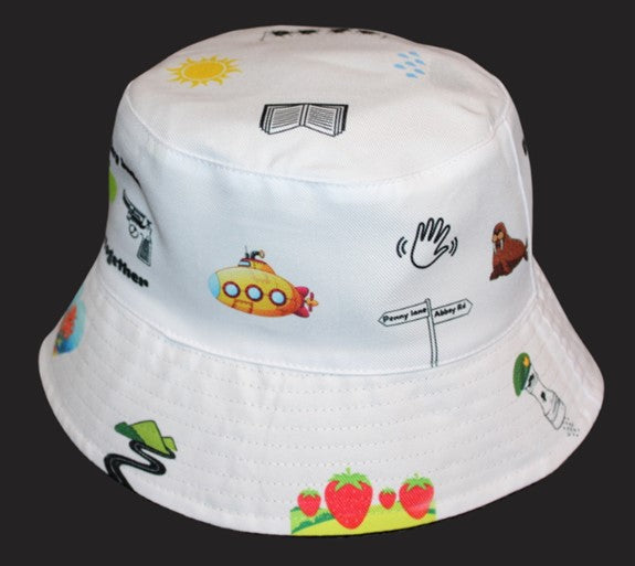 The Beatles inspired Unisex Reversible Bucket Hat