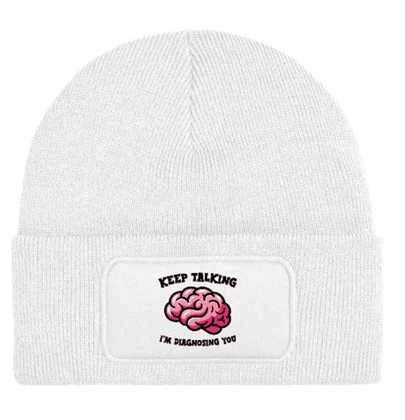 "I'm Diagnosing you" Funny Psychology Beanie Knitted Winter Hat Unisex