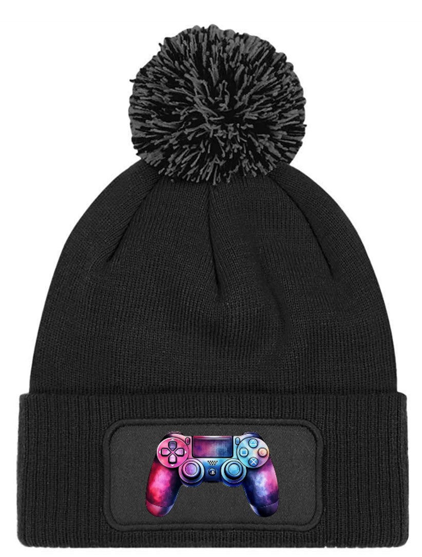 Gamer XBOX Playstation Beanie Knitted Winter Bobble Hat Unisex
