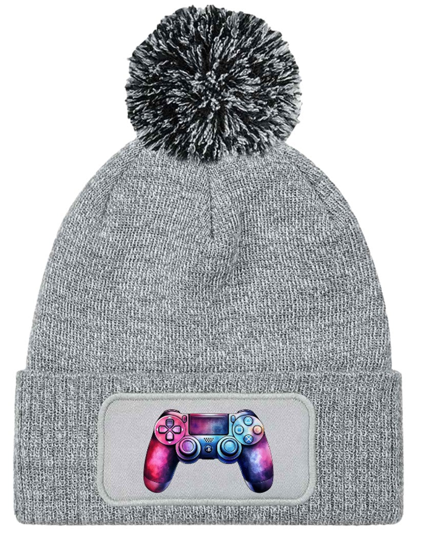 Gamer XBOX Playstation Beanie Knitted Winter Bobble Hat Unisex