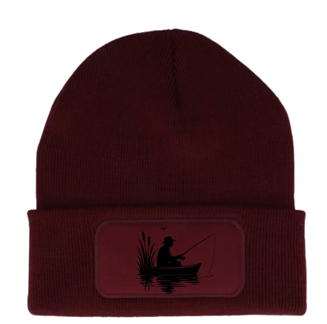 Fishing Hobby Beanie Knitted Winter Hat Unisex