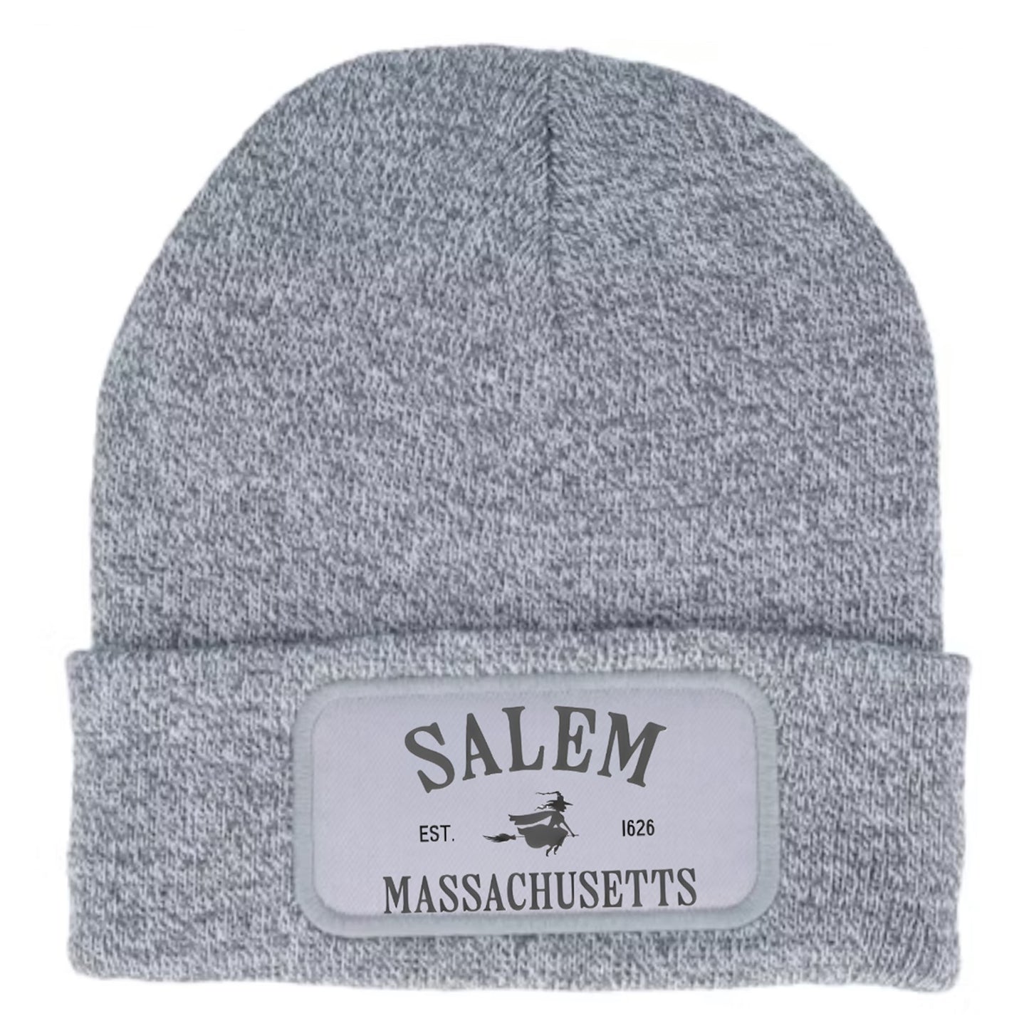 Salem Massachusetts Witch Halloween Spooky Unisex Beanie Knitted Winter Hat