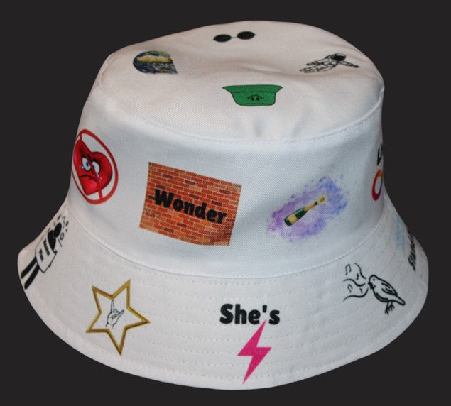 Oasis Inspired Unisex Reversible Festival Bucket Hat