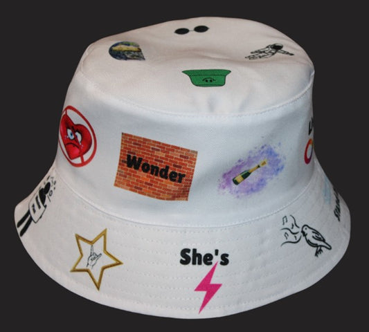 Oasis Inspired Unisex Reversible Festival Bucket Hat