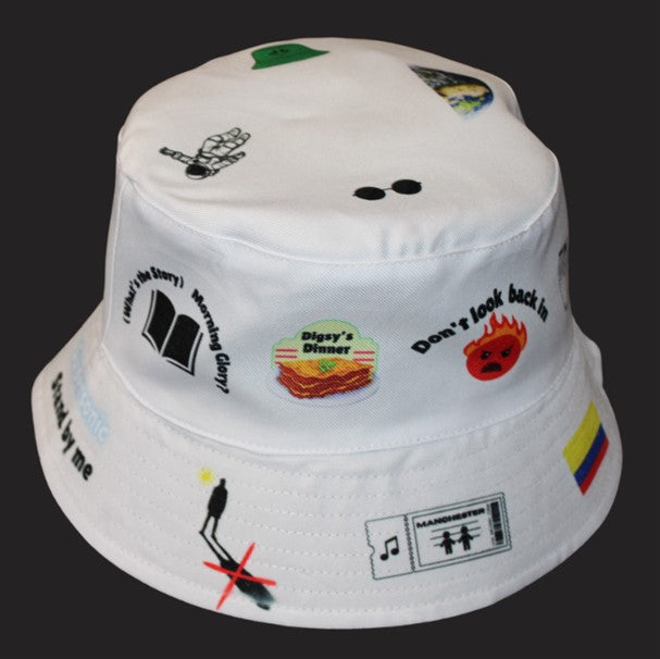 Oasis Inspired Unisex Reversible Festival Bucket Hat