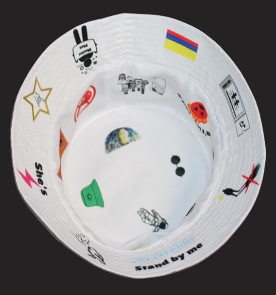 Oasis Inspired Unisex Reversible Festival Bucket Hat