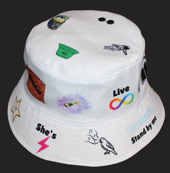 Oasis Inspired Unisex Reversible Festival Bucket Hat